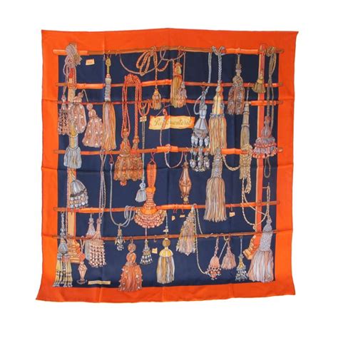 hermes passenenterie scarf tassels|Hermes Tassel Scarf .